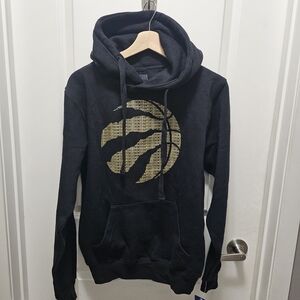 NBA Toronto Raptors Black Hoodie with Gold Logo
